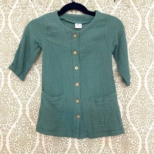 Toddler Girl Linen Dress